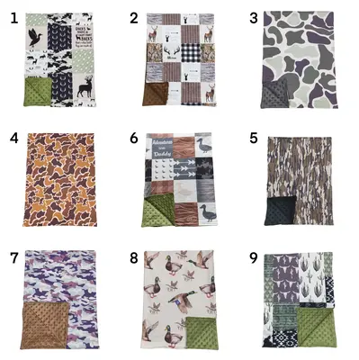 Cozy Camo Mallard Duck Kids Blanket (29x43in) – Softness They’ll Love for Naps & Play