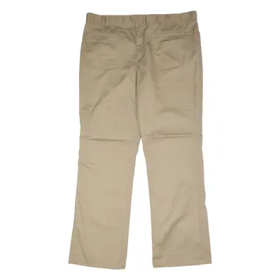 DICKIES Workwear Womens Twill Trousers Beige Regular Bootcut W38 L32