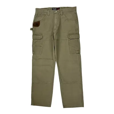 Wrangler Cargo Cargo Trousers - 36? Waist Khaki Cotton