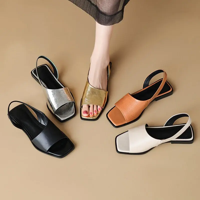 CHIKO Itzal Open Toe Block Heels Flats Sandals
