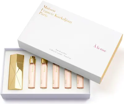 Set Maison Francis Kurkdjian A La Rose Eau De Parfum for women 5 pieces of 11 ml