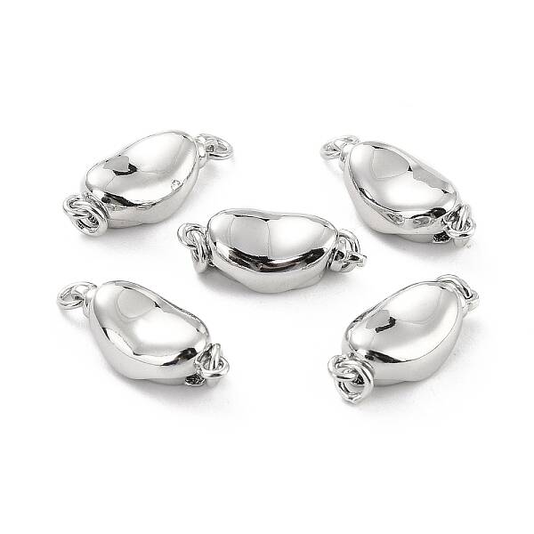 Anti-Tarnish Rhodium Plated 925 Sterling Silver Box Clasps