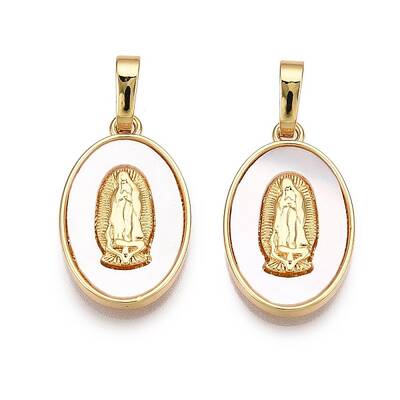 Brass & Shell Pendants