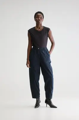 Pants Wesly R0927 Navy | Color: NAVY | Size: FR-40