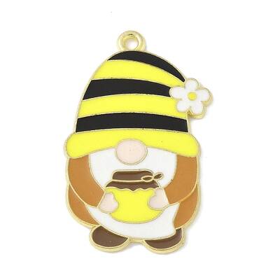 Bees Theme Alloy Enamel Pandants