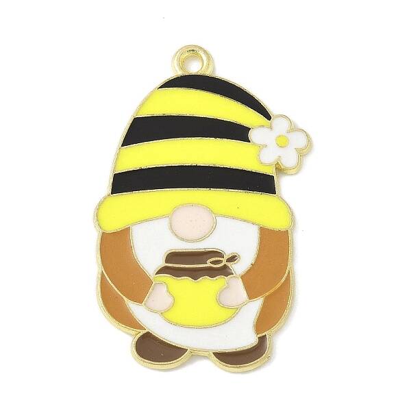 Bees Theme Alloy Enamel Pandants