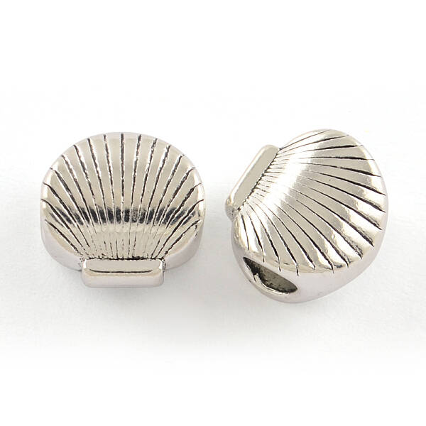 Tibetan Style Alloy European Large Hole Beads
