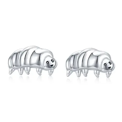 Sterling Silver Water Bear Stud Earrings