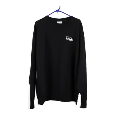 Champion Sweatshirt - 2XL Black Cotton Blend