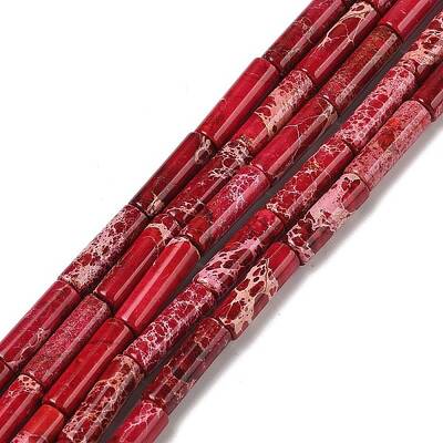 Dyed Natural Imperial Jasper Beads Strands