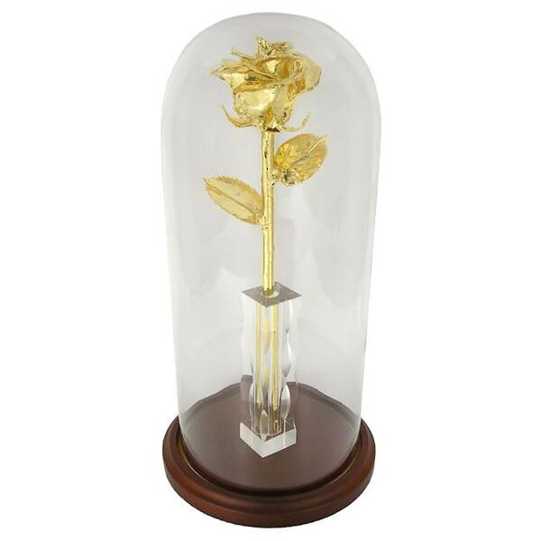 11  24k Gold Dipped 50th Anniversary Enchanted Rose