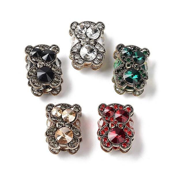 Polymer Clay Rhinestone Beads