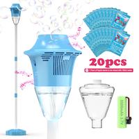 Hosim Bubble Maker with Telescopic Stand, Over 20,000 Bubbles Per Minute,Automatic Bubble Blower,Outdoor Fun, Portable Bubble...