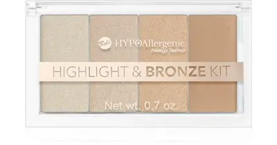 Bell Hypoallergenic t & Bronze Illuminating contouring palette kit 20 g