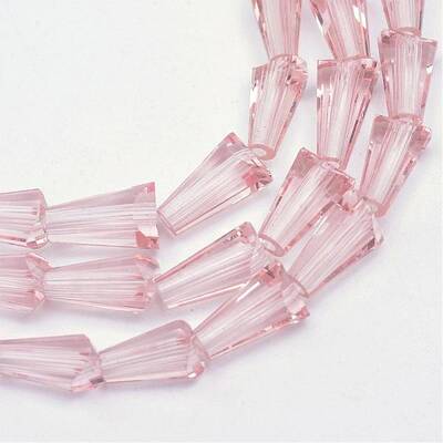 Transparent Glass Bead Strands