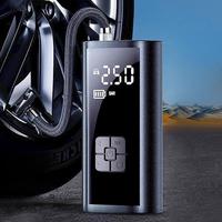Portable Wireless Car Air Compressor, Automotive Tire Inflator, Multifunctional Electric Tire Inflator Pump for Motorcycle Bi...