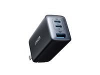 Anker 735 Charger (Nano II 65W), 3-Port PPS with Compact and Foldable Design, USB-C For MacBook, iPad, Galaxy iPhone 16/15 Se...