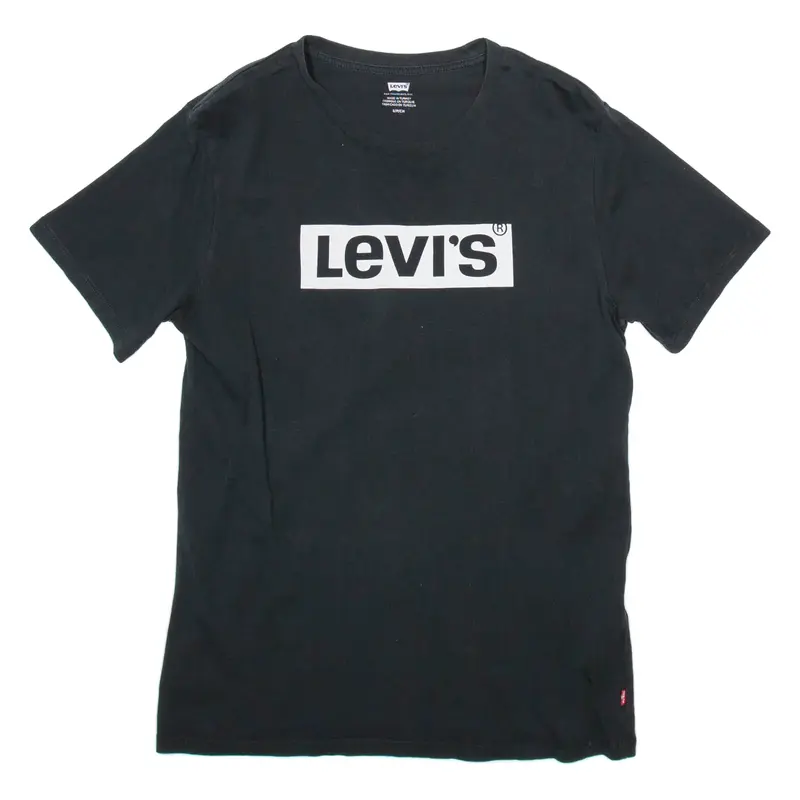 LEVI'S Mens T-Shirt Black S