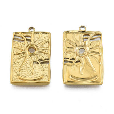 Ion Plating(IP) 304 Stainless Steel Pendants