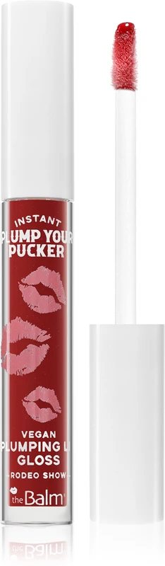theBalm Plump Your Pucker Volumizing Lip Gloss Color Rodeo Show 2.7ml