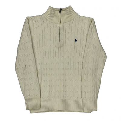 Ralph Lauren Jumper - Medium Cream Cotton