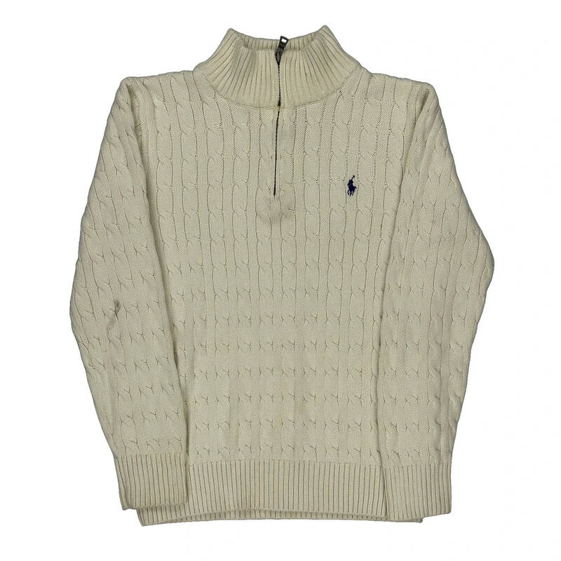 Ralph Lauren Jumper - Medium Cream Cotton