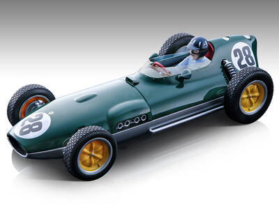Lotus 16 #28 Graham Hill Formula One F1 British GP (1959) with Driver Figure Mythos Series Limited Edition to 70 pieces W...