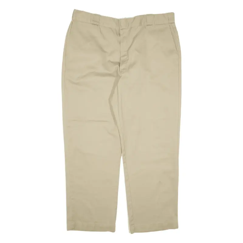 DICKIES Workwear Trousers Beige Regular Straight Mens W39 L30