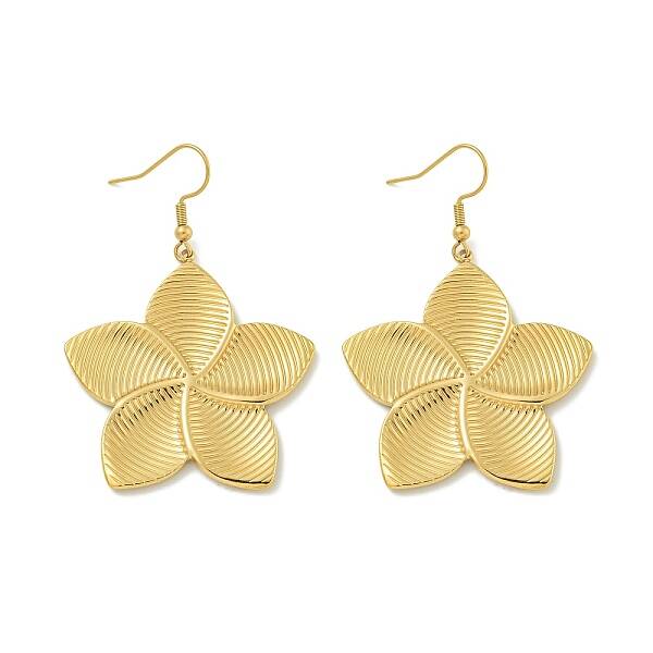 Ion Plating(IP) 304 Stainless Steel Dangle Earrings