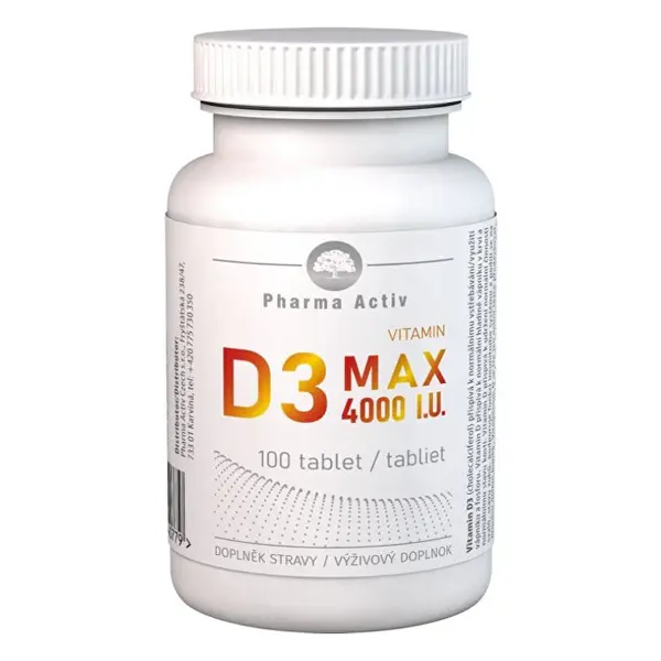 Pharma Activ Vitamina D3 Max 4000 Ui 100 Compresse