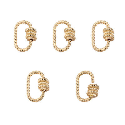 Brass Screw Carabiner Lock Charms