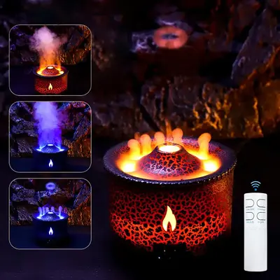 300ml Ultrasonic Humidifier, V19 Household Aroma Diffuser, 2 Spray Modes Essential Oil Diffuser, Quiet Air Humidifiers for Be...