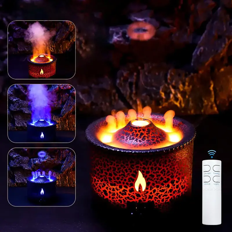 300ml Ultrasonic Humidifier, V19 Household Aroma Diffuser, 2 Spray Modes Essential Oil Diffuser, Quiet Air Humidifiers for Be...