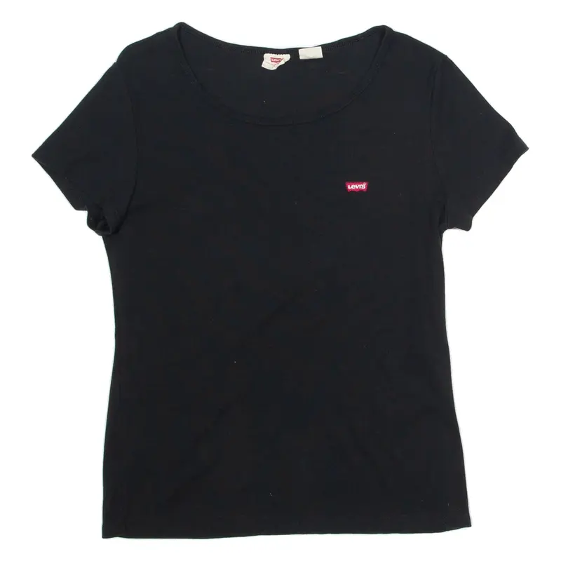 LEVI'S Womens T-Shirt Black L