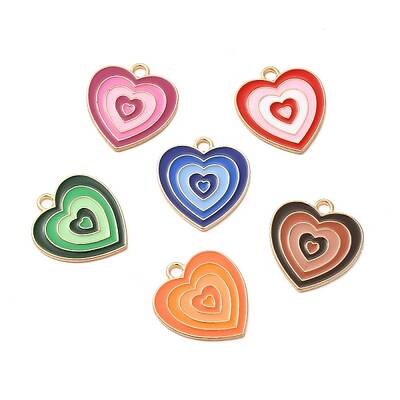 Alloy Enamel Pendants