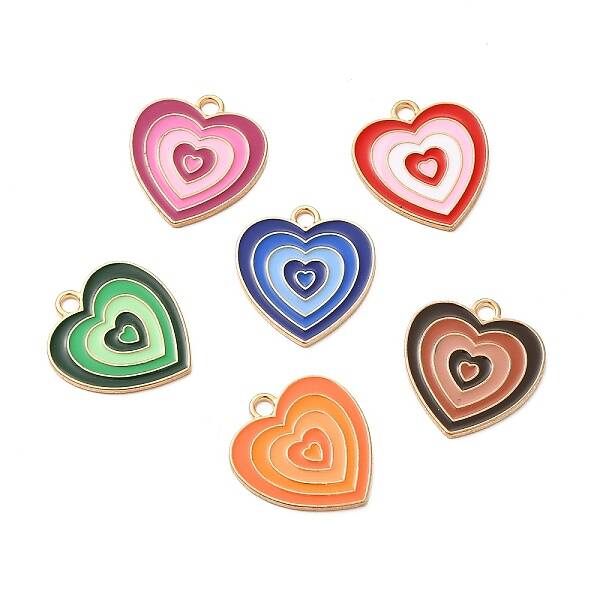 Alloy Enamel Pendants