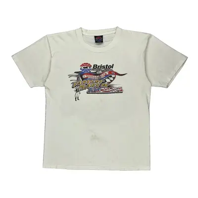 Bristol Motor Speedway Speedway Motorsports Graphic T-Shirt - Large White Cotton