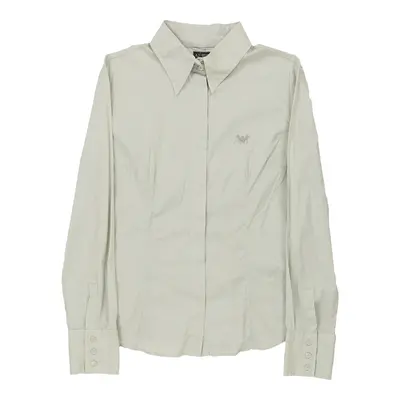Armani Jeans Shirt - Large Green Cotton Blend