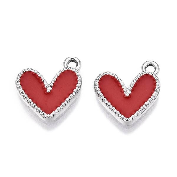 Rack Plating Alloy Enamel Charms