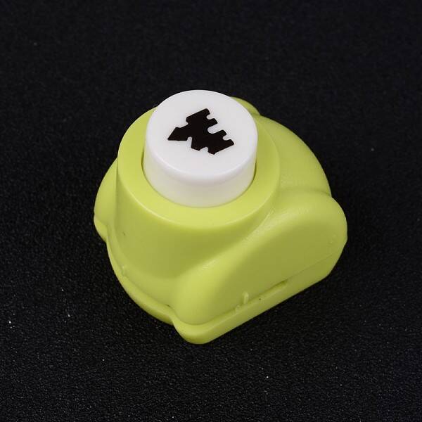 Random Single Color or Random Mixed Color Mini Plastic Craft Paper Punch Sets for Scrapbooking & Paper Crafts
