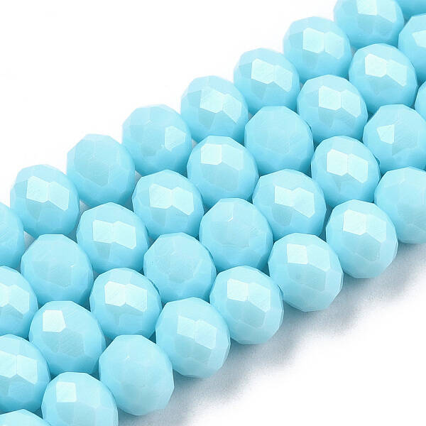 Electroplate Glass Beads Strands