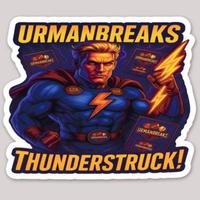 UrManBreaks Thunderstruck Box - Premium Collectors' Box with 1 Rare High-Value Card for Football Basketball Baseball Enthusia...