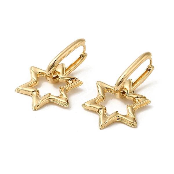 Brass Hoop Earrings