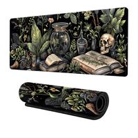 Dark Academia Pattern Mouse Pad, 1 Count Rectangle Gaming Mouse Pad, Mouse Mat, Non-slip Rubber Base Desk Mat for Gaming & Of...