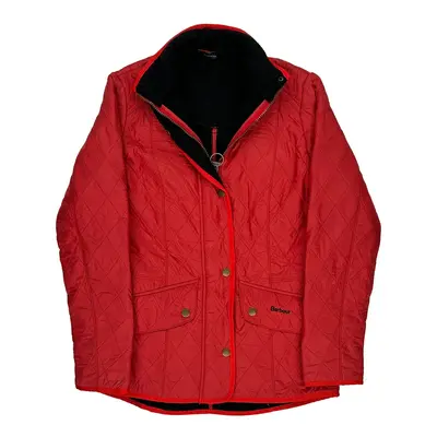 Barbour Jacket - Small Red Polyester