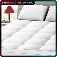 【VALUXE】Breathable Cooling Mattress Toppers Queen Size,Extra Thick Quilted Fitted Protector,mattress Top Cover with 8-21...