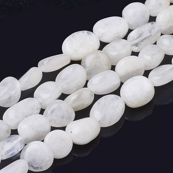 Natural Rainbow Moonstone Beads Strands
