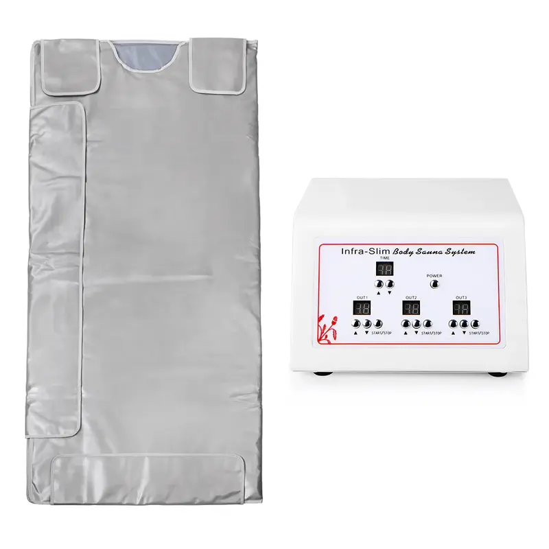 3 Zones Infrared Lymph Drainage Slimming Sauna Blanket Weight Loss Detox Machine for Spa Salon Studio Home Use | WL-KYDB020