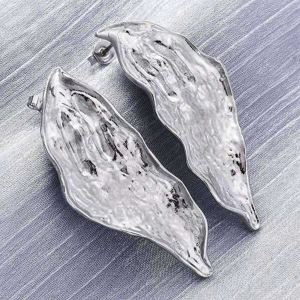 Brass Stud Earrings