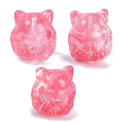 Transparent Spray Paint Glass Beads